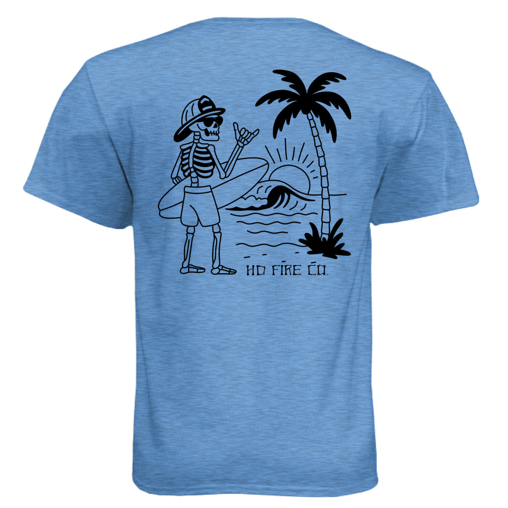 Heather Columbia Blue - BACK