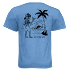 Heather Columbia Blue - BACK